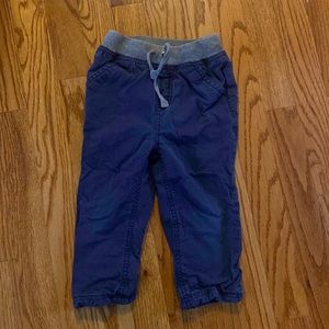 Hanna Andersson 18-24 navy lined pants